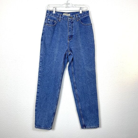 Vintage 90s Generra High Waisted Blue Mom Denim Jeans Size 10 - Picture 1 of 5
